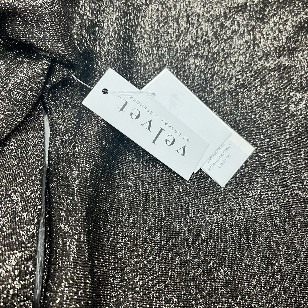 Velvet NWT Lightweight Crewneck Metallic Sweater.